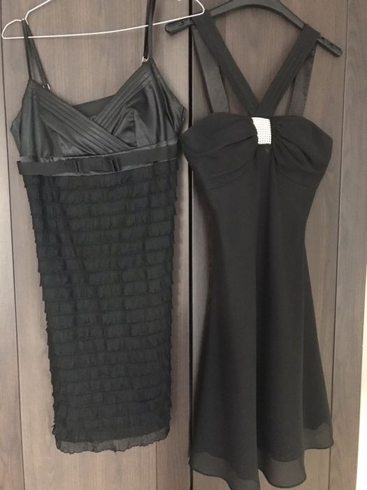Sukienka czarna mini krótka s