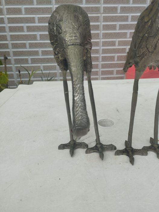 Peças de decoração em estanho