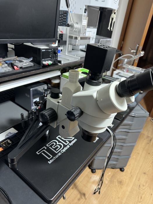 Microscopio profissional microsoldadora completo