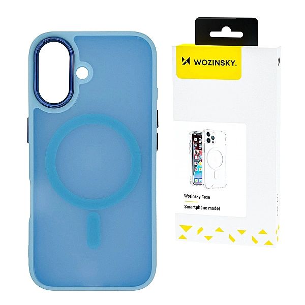 Etui Wozinsky Fashion Case MagSafe na Samsung Galaxy S25 - niebieskie