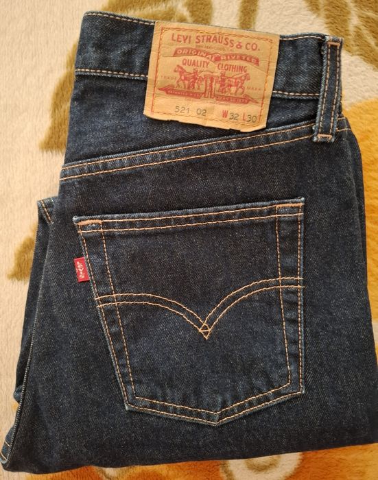Nowe Levi's 521 W32 L30 = 41/101cm.