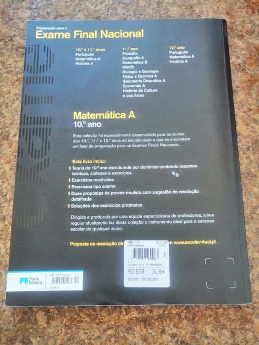 Livro Preparação Exame Matemática A 12°ano