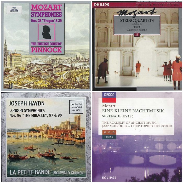 Telemann/Vivaldi/Mozart/Bach/Ravel/Haydn/Rossini/Satie/Beethoven/ CD