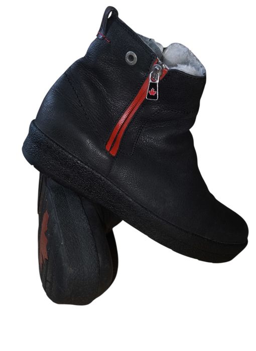 Canada Snow Damskie Skórzane Ocieplane Buty Zimowe rozmiar 41