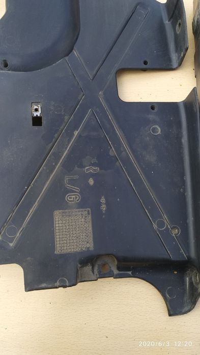 Защита двигателя боковая леваяТрафик,Виваро.