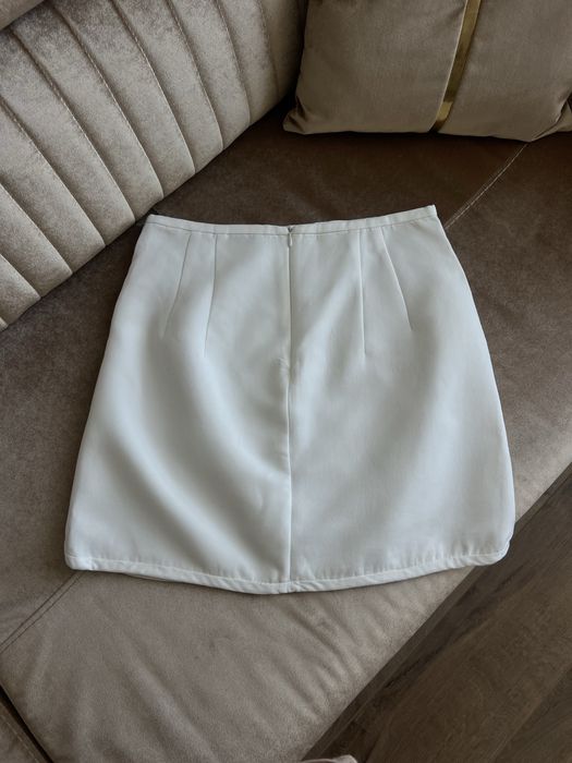 Юбка ZARA біла міні xs