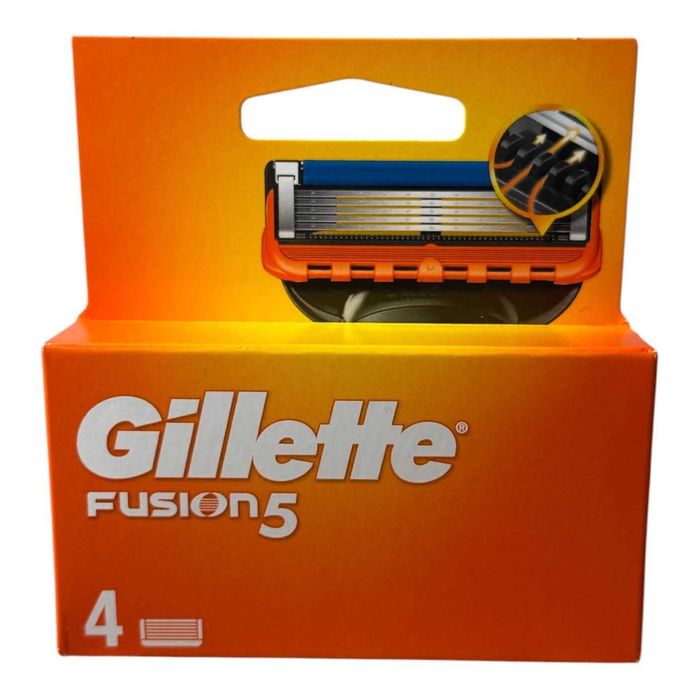 GILLETTE FUSION5 wkłady ostrza wymienne  ( 4 SZTUKI)