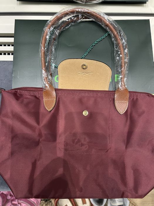 Torebka Longchamp burgundowa M