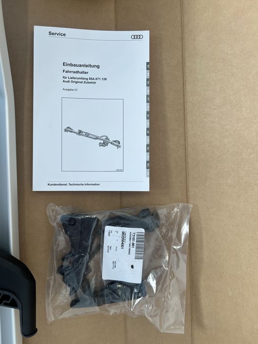 Nowy! Thule Proride 598 bagażnik rowerowy Audi 80A071128/80A.071.128