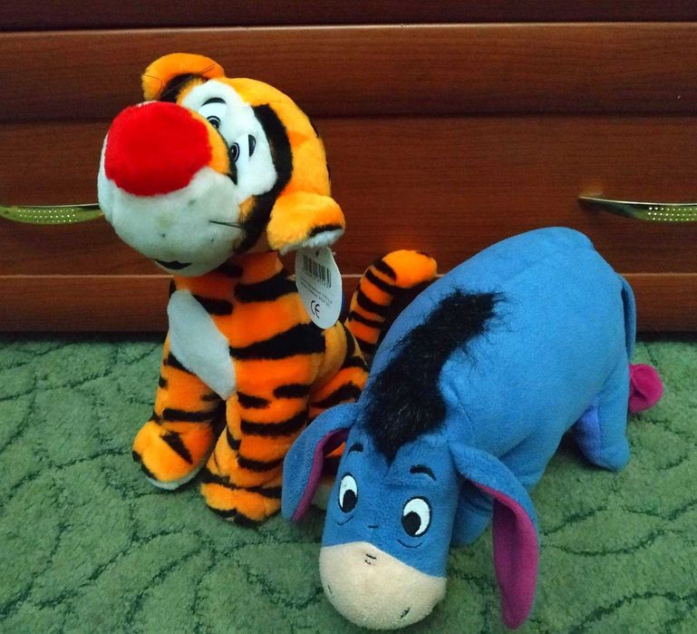 Мягкие игрушки  Тигрюля, ослик Иа, Дисней
