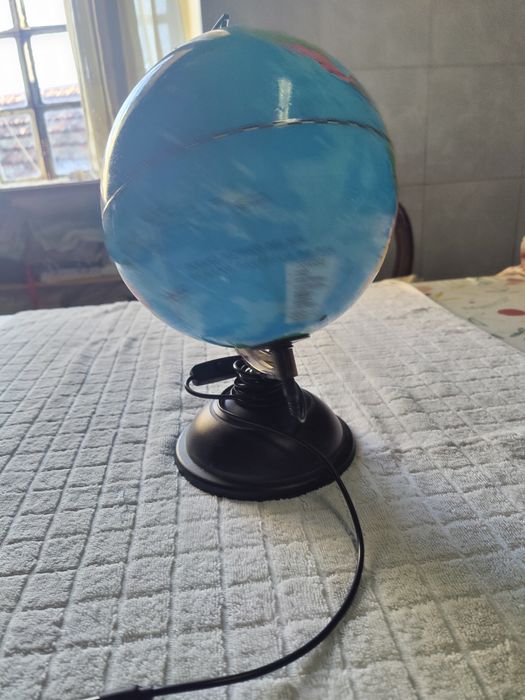 Globo da terra que dá Luz