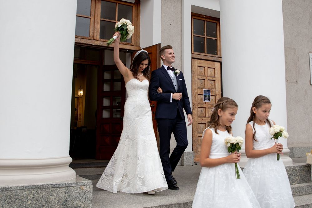 Suknia ślubna rybka ivory