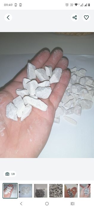 Grys kamień biała Marianna dalmatyńczyk 20kg  dekoracyjny żwir