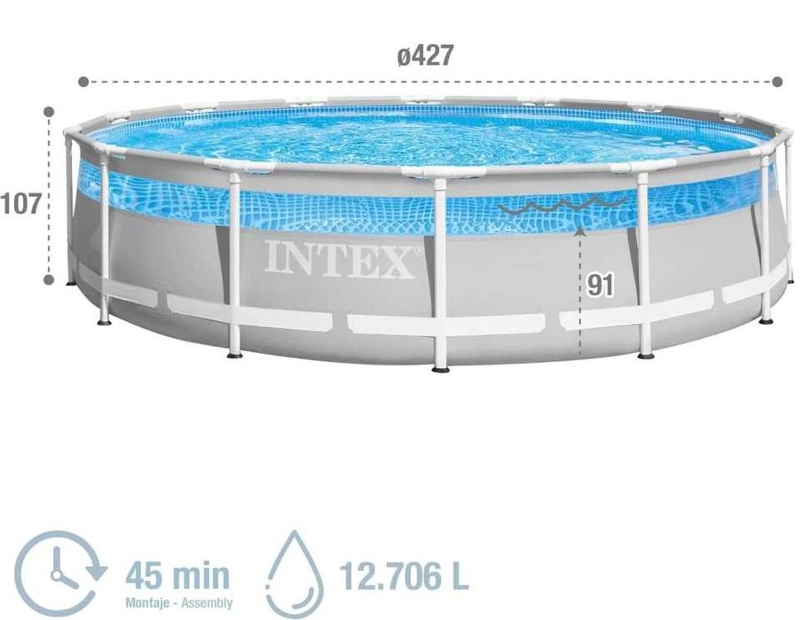 Басейн каркасний Intex 26722 427-107см 12706л