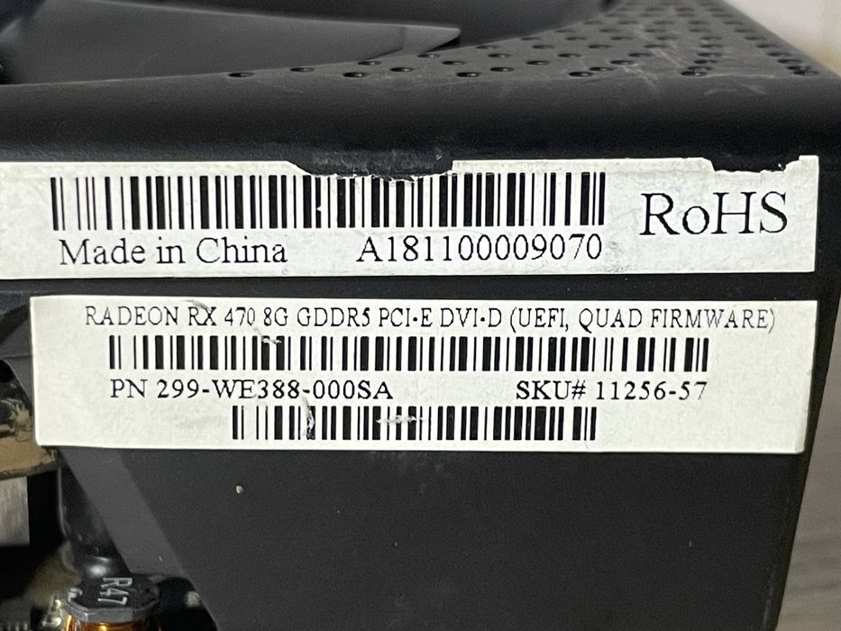 Відеокарта Sapphire RX470 8gb