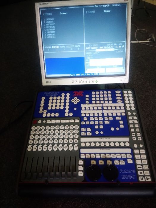 Avolites Azure 2000 Moving Light Controller USB DMX Interface Desk