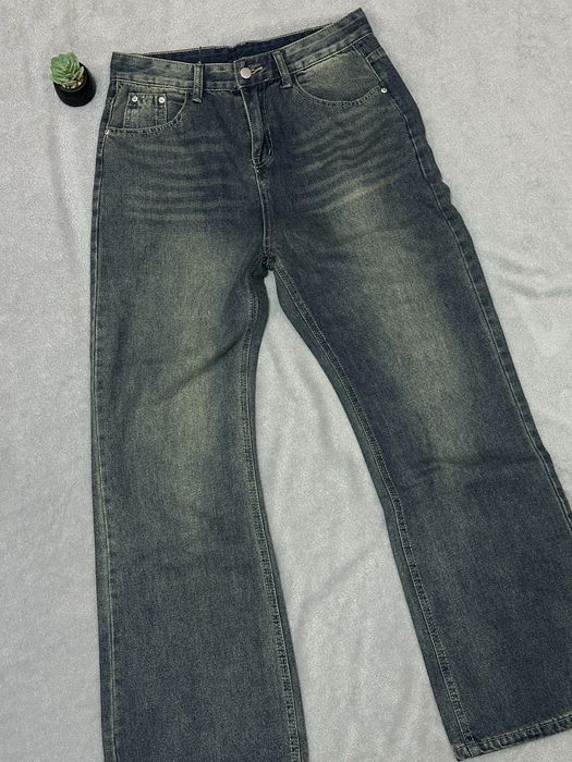 Джинси bootcut темно-синій
