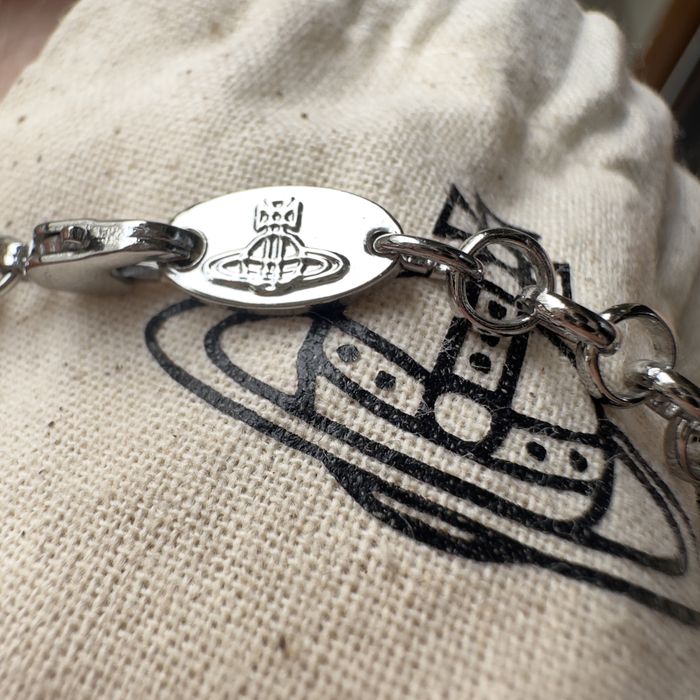 Naszyjnik srebrny Vivienne Westwood Gucci Prada ORB Saturn P