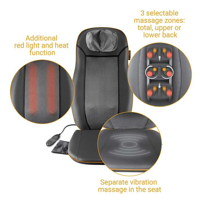 Немецкий массажер для спины, шеи, ягодиц / Масажер Medisana MCN Pro