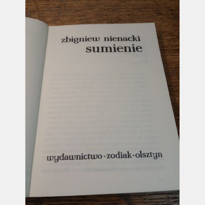 Sumienie. Zbigniew Nienacki