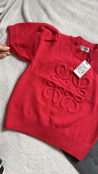 Кофтинки лоеве лоеве светр, сіра, червона