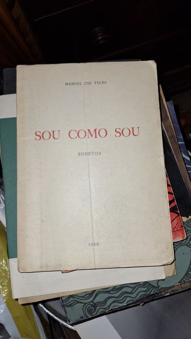 Sou como sou Manuel Cid Teles assinado 1959 Cidália Meireles