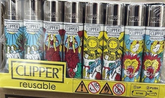 Зажигалка Clipper, клипер коллекционный