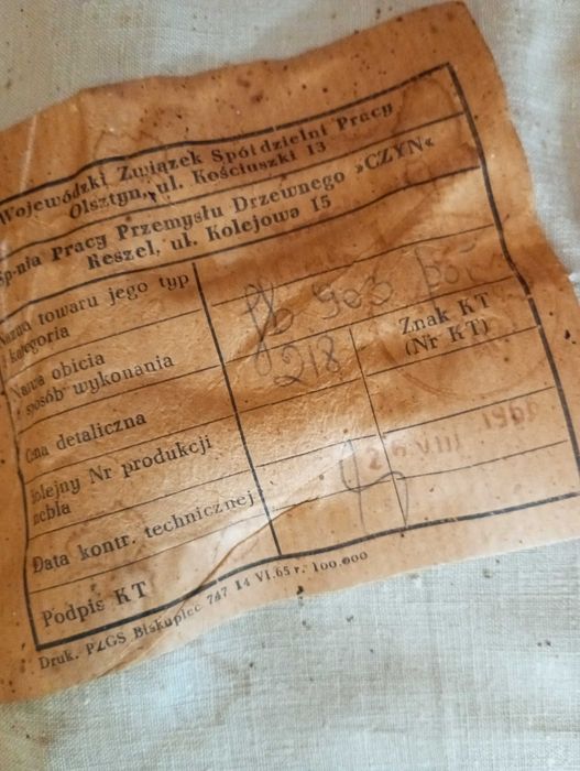 krzesła lata 60 - te