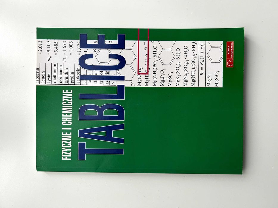 Tablice fizyczne i chemiczne