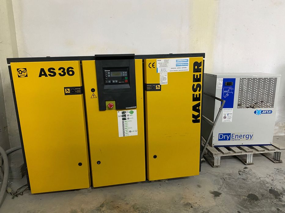 sprężarka śrubowa kaeser as36 osuszacz ziębniczy Dry energy hybrid