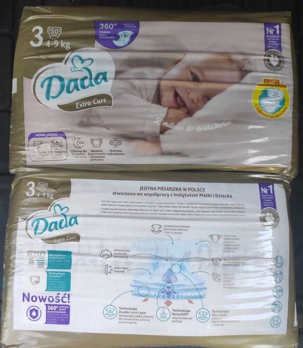 Підгузники Dada Extra Care 3 (4-9 кг) – 50 шт