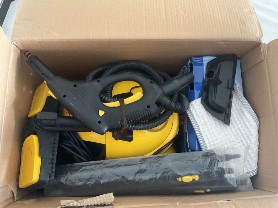 Máquina de vapor e ferro de engomar