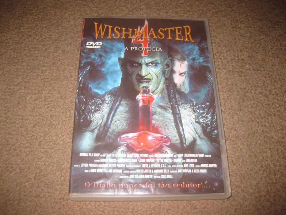 DVD "Wishmaster 4: A Profecia" com Michael Trucco