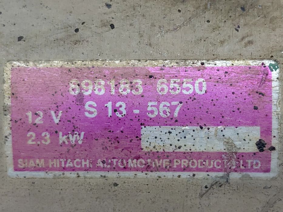 Motor de arranque ISUZU D-Max II (TFR, TFS)