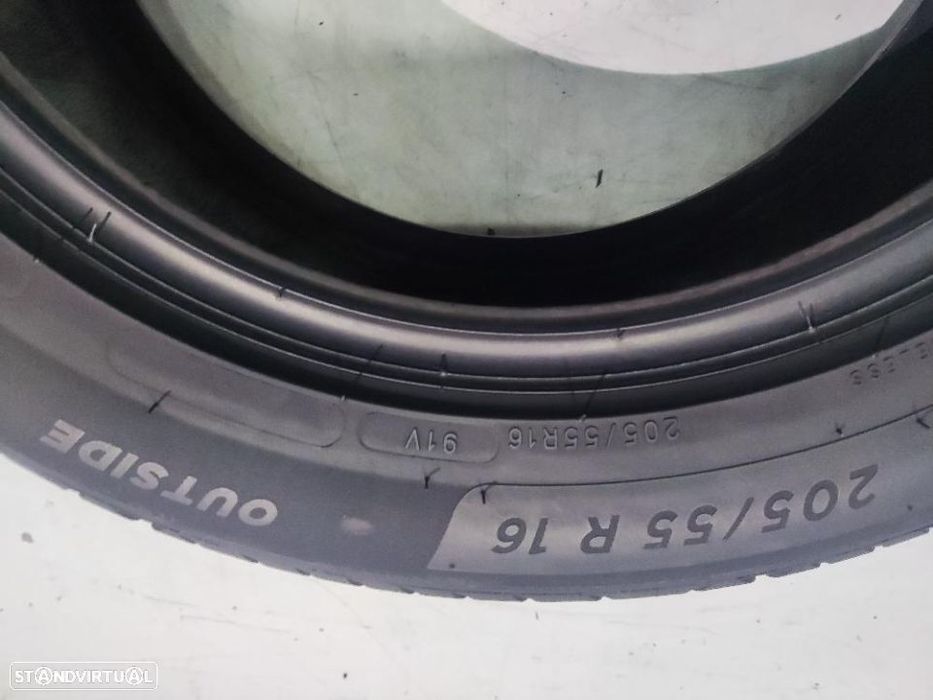 2 pneus semi novos 205-55r16 michelin - oferta dos portes 90 EUROS