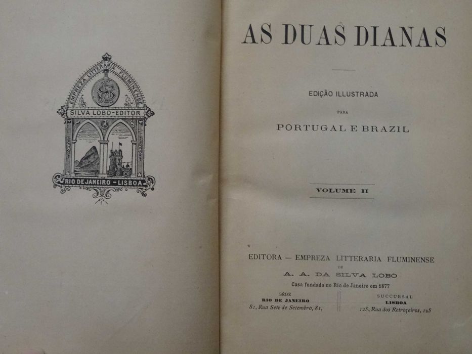 As Duas Dianas de Alexandre Dumas - 2 Volumes