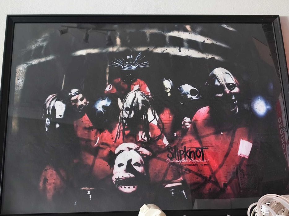 Quadros "Slipknot" em moldura