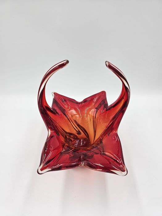 Koszyk Murano Czerwony