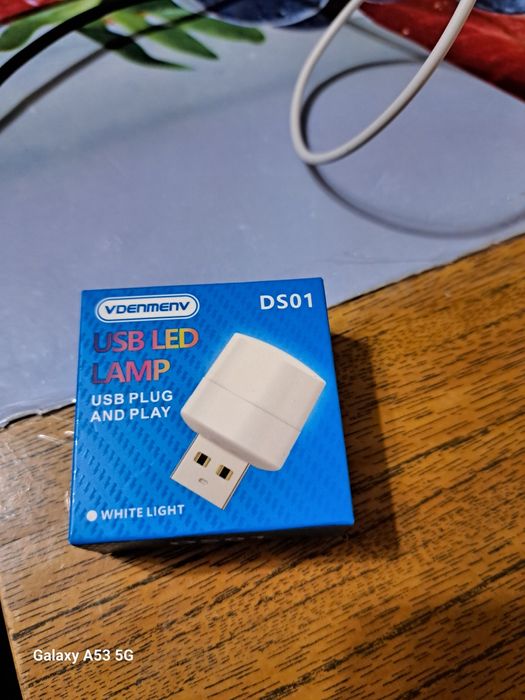 Лампа нічник USB LED VDENMENV DS01 Warm Light