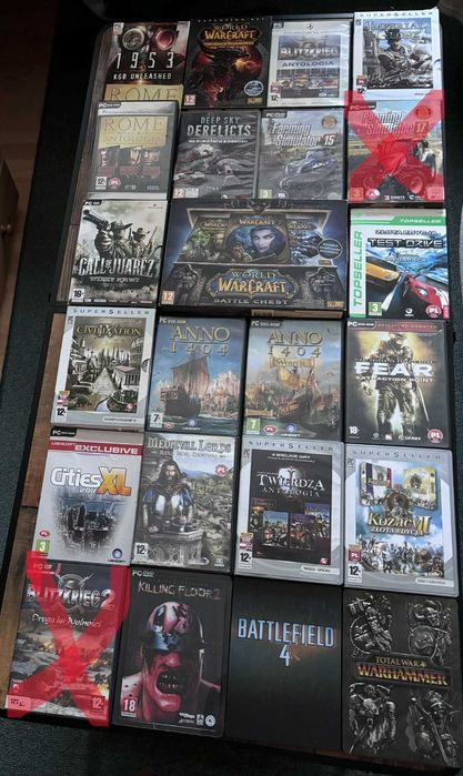 Sprzedam gry na PC