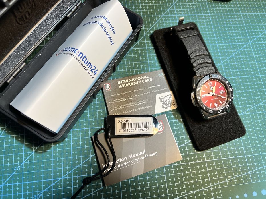 Luminox Pacific Diver, XS 3135, Gwaraccja, Full Set, zamiany.