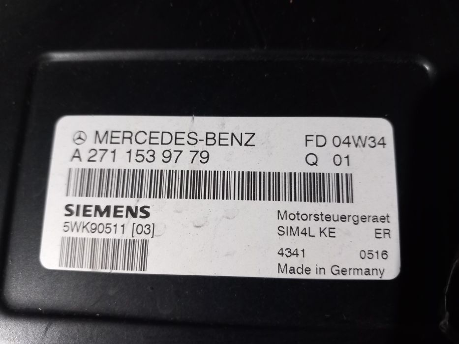 Centralina do motor Mercedes SLK W171