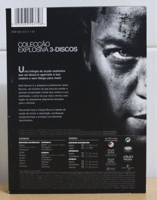 The Bourne Collection (Identity Unknown + Supremacy + Ultimatum) (2007) [3DVD]64740891869699121