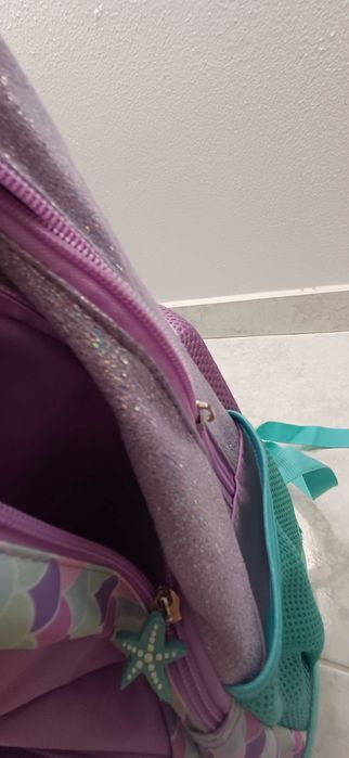 Mochila Escolar / Trolley Lilás Mermaid