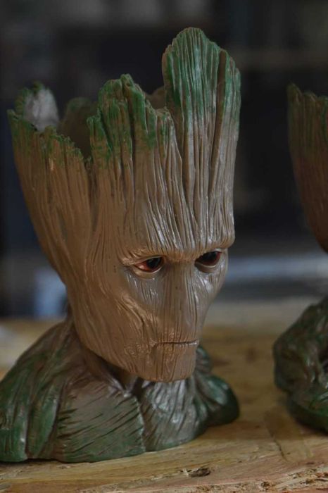 Цветочный Горшок Кашпо Грут Groot для цветов и канцелярии