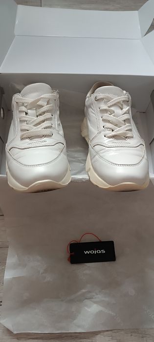 Sneakersy , buty skórzane  Wojas