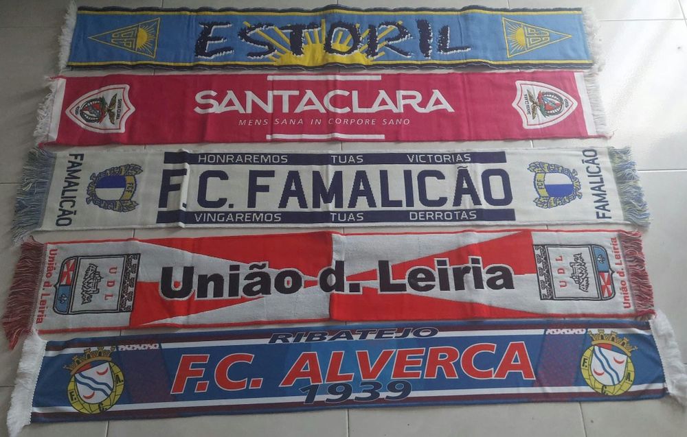5 cachecois de Futebol diversos