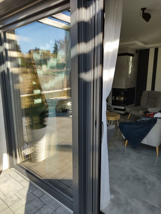 Moskitiera plisowana na drzwi tarasowe