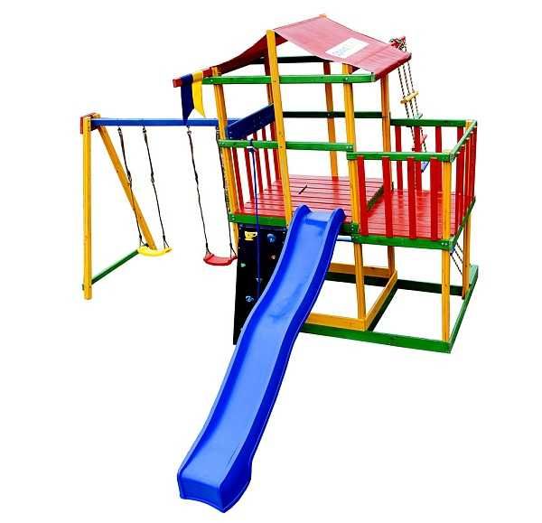 Яскравий дитячий ігровий майданчик Babyland-11 – вуличний комплекс