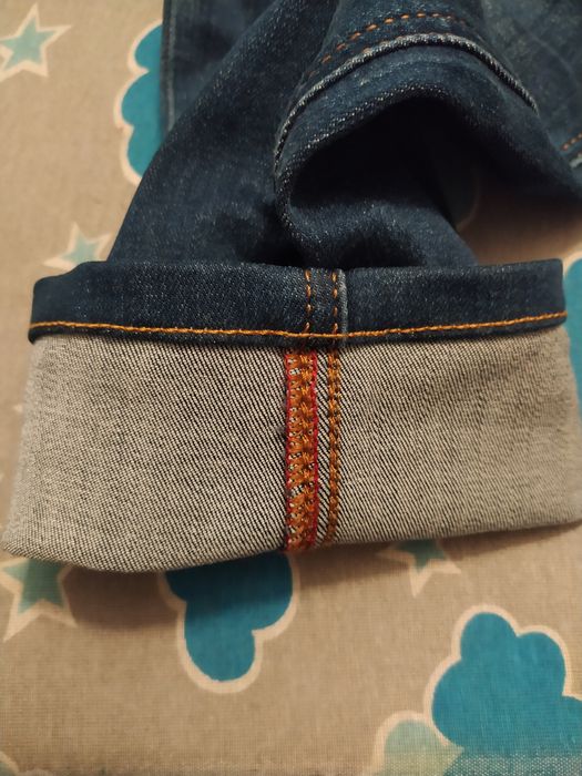 Джинсы женские, размер 32, синие, ремень в подарок